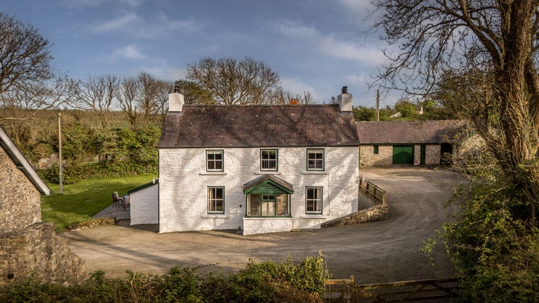 The exterior of Caerllan, Ceredigion